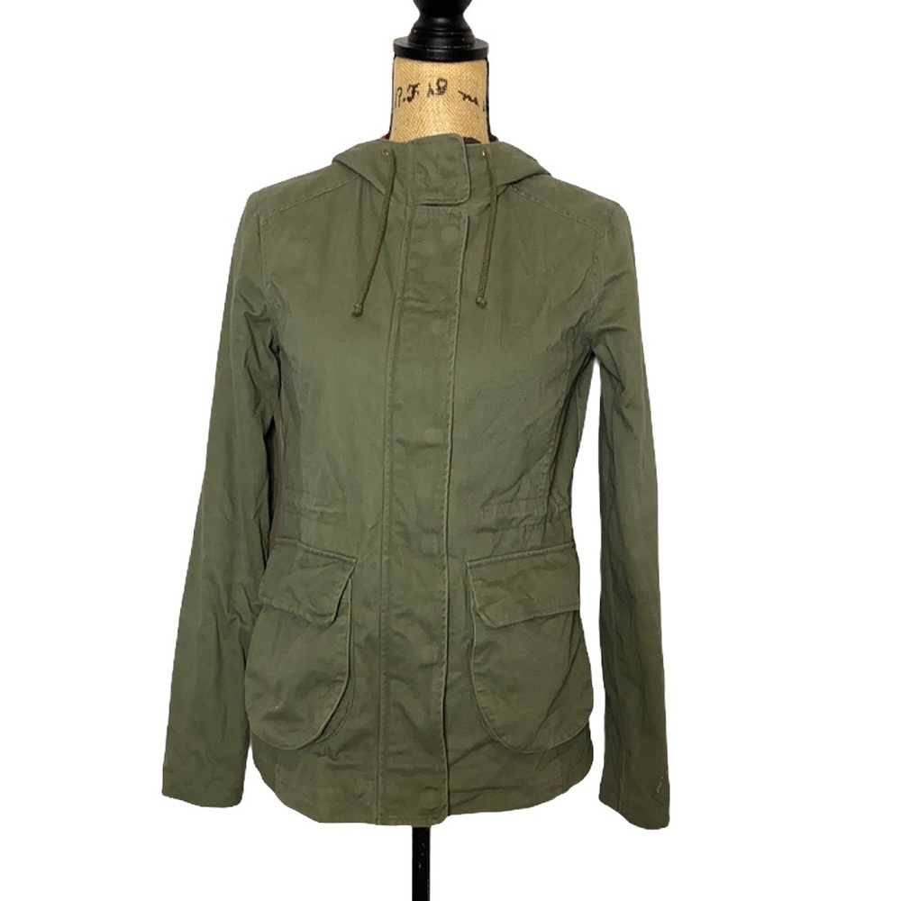 LA Hearts Olive Draw-String Utility Jacket S